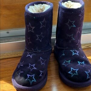 UGG Dark Purple Star Boots